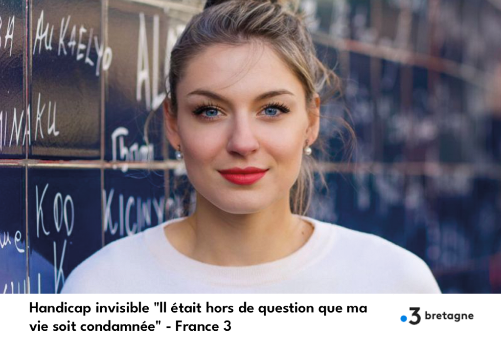 Article France3 : "Il était hors de question que ma vie soit condamnée"